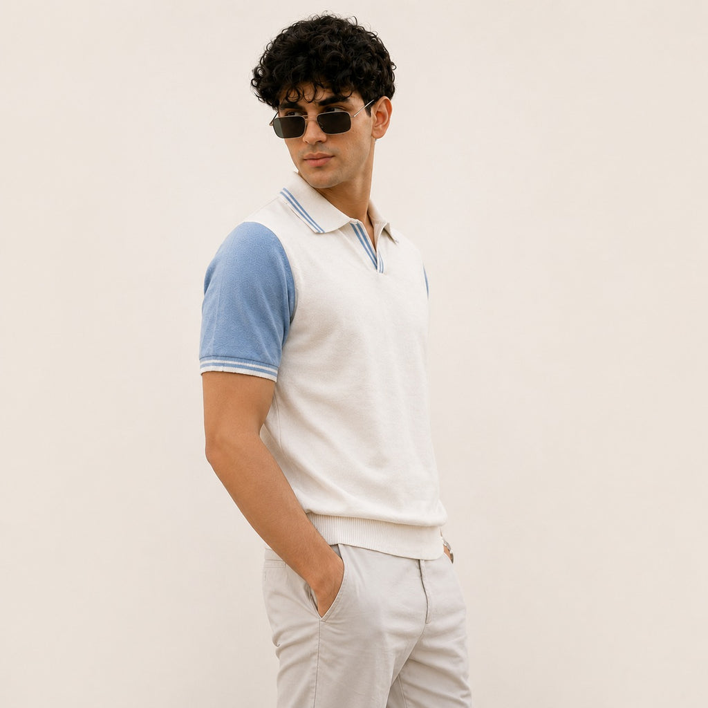 ARZO Azure Edge Polo | Premium Quality