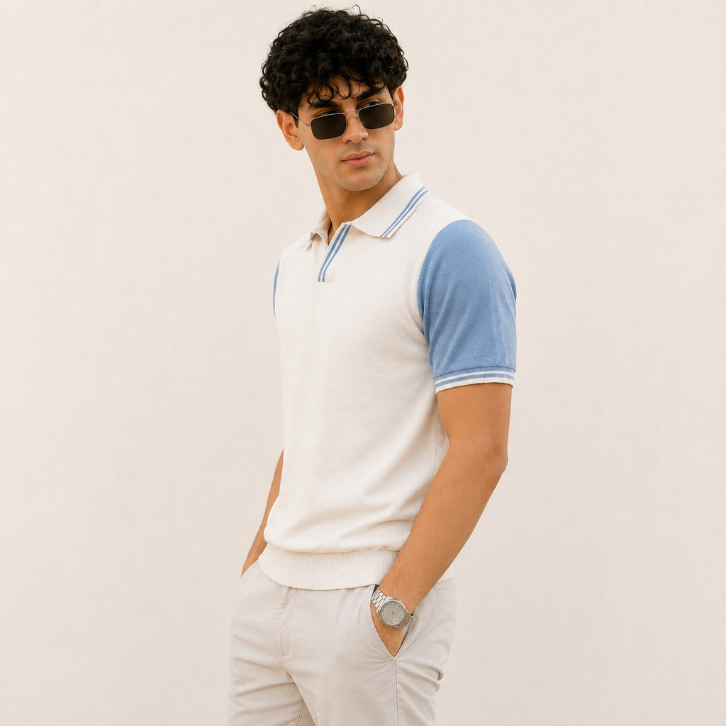 ARZO Azure Edge Polo | Premium Quality