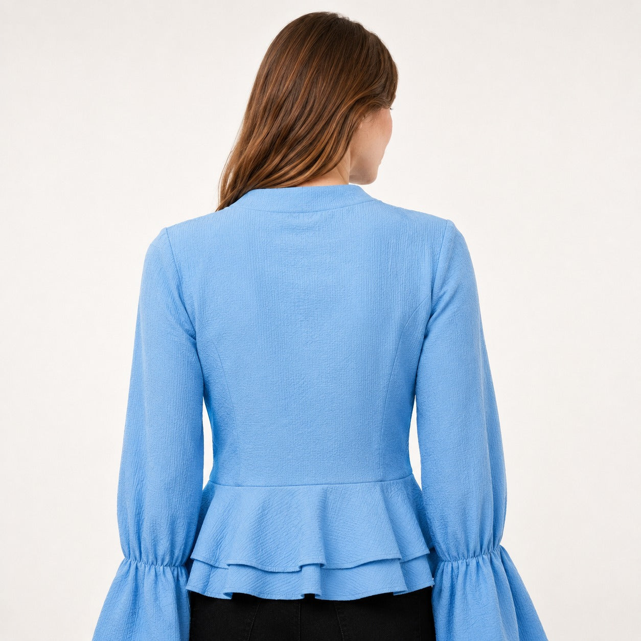 ARZO Azure Grace Peplum Top