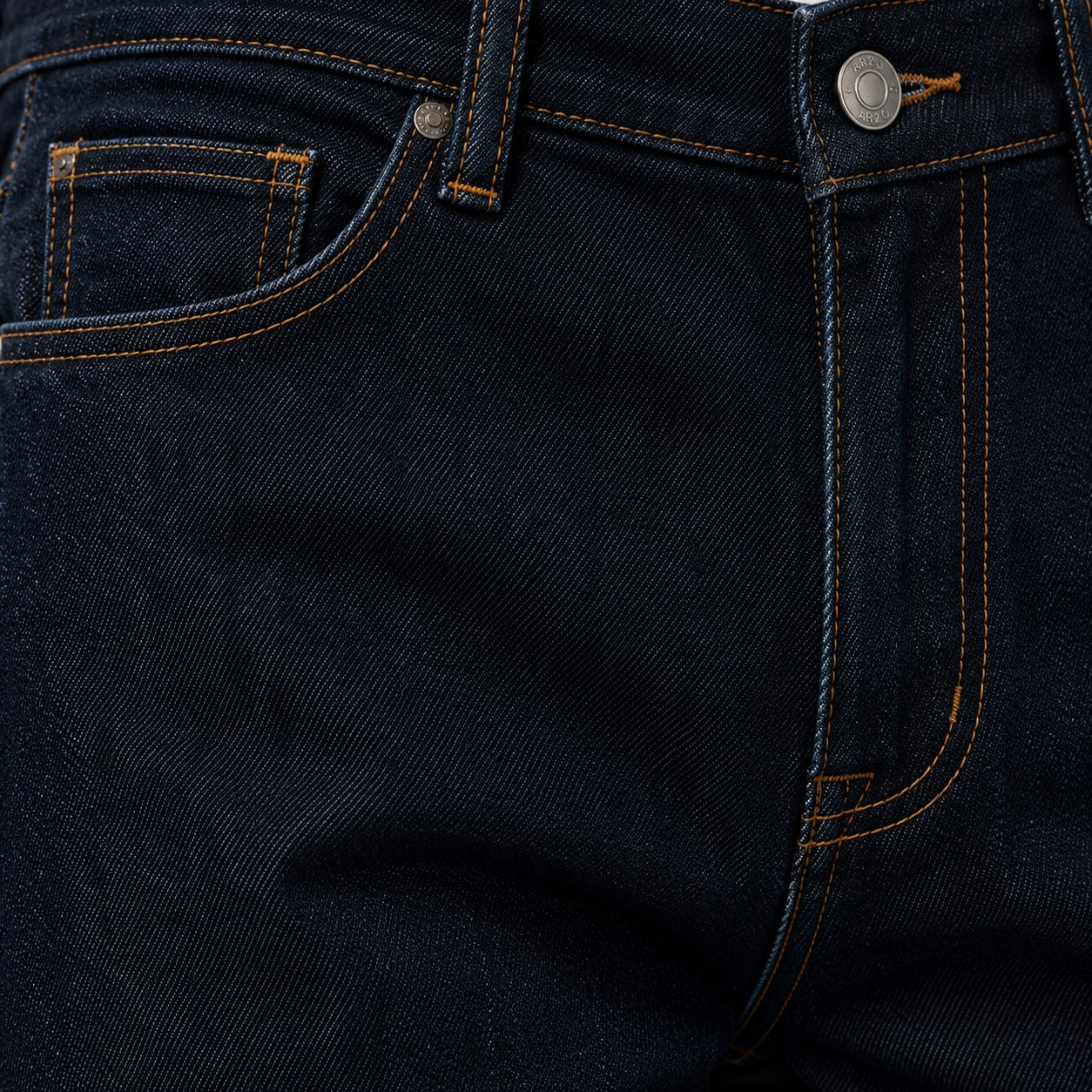 ARZO Charcoal Edge Straight-Fit Jeans