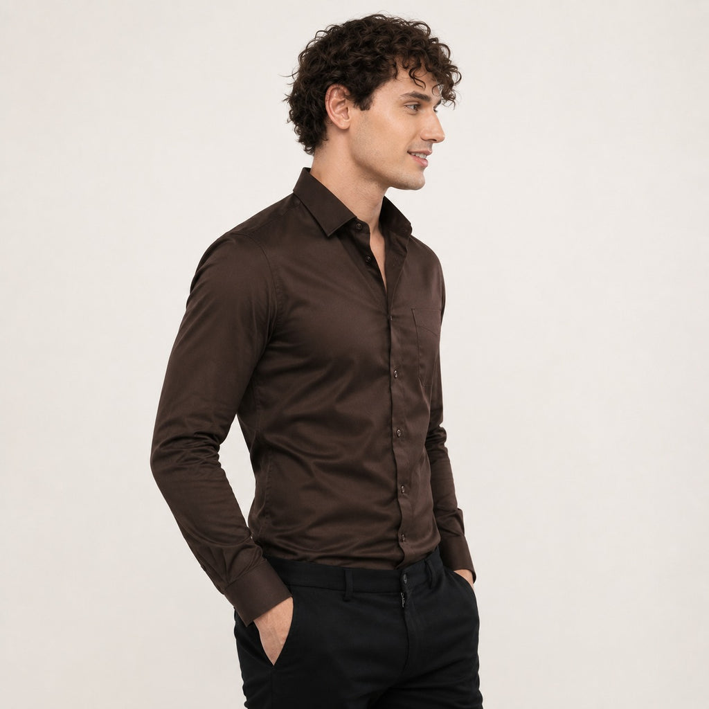 ARZO Chestnut Prime Formal Shirt