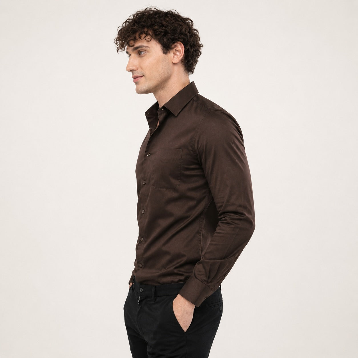 ARZO Chestnut Prime Formal Shirt