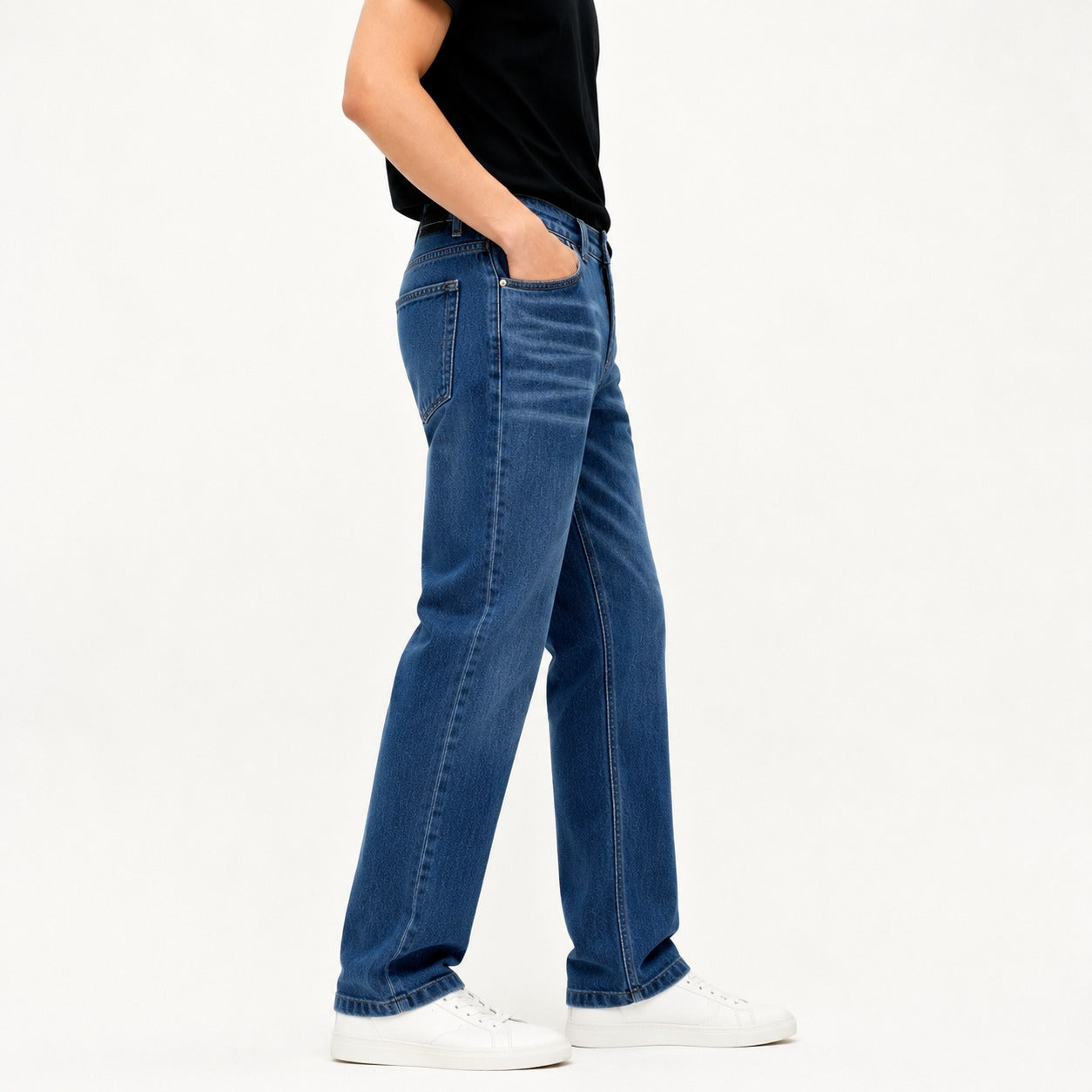 ARZO Core Blue Straight Jeans