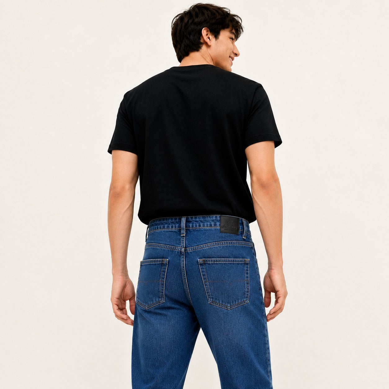 ARZO Core Blue Straight Jeans