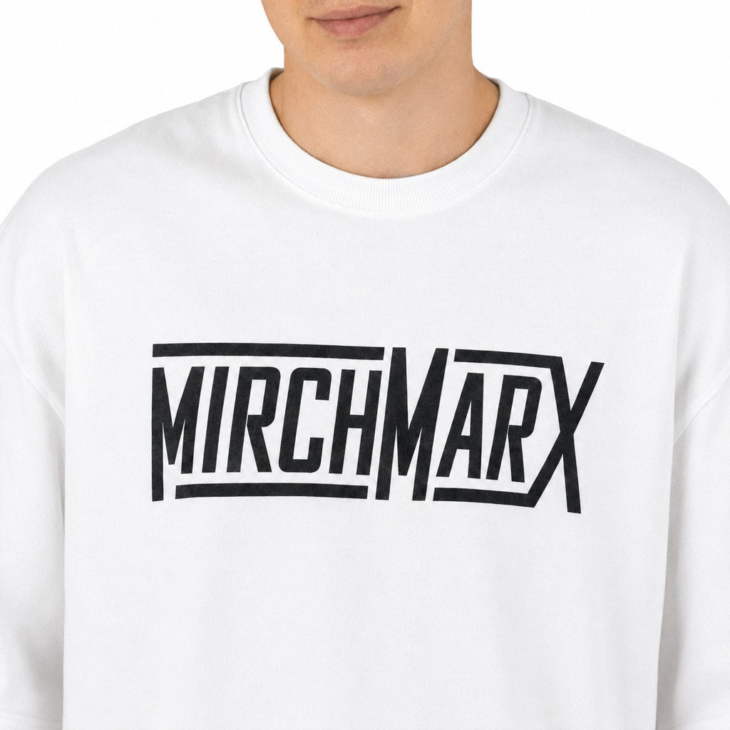 ARZO Core Statement Oversized Tee – White
