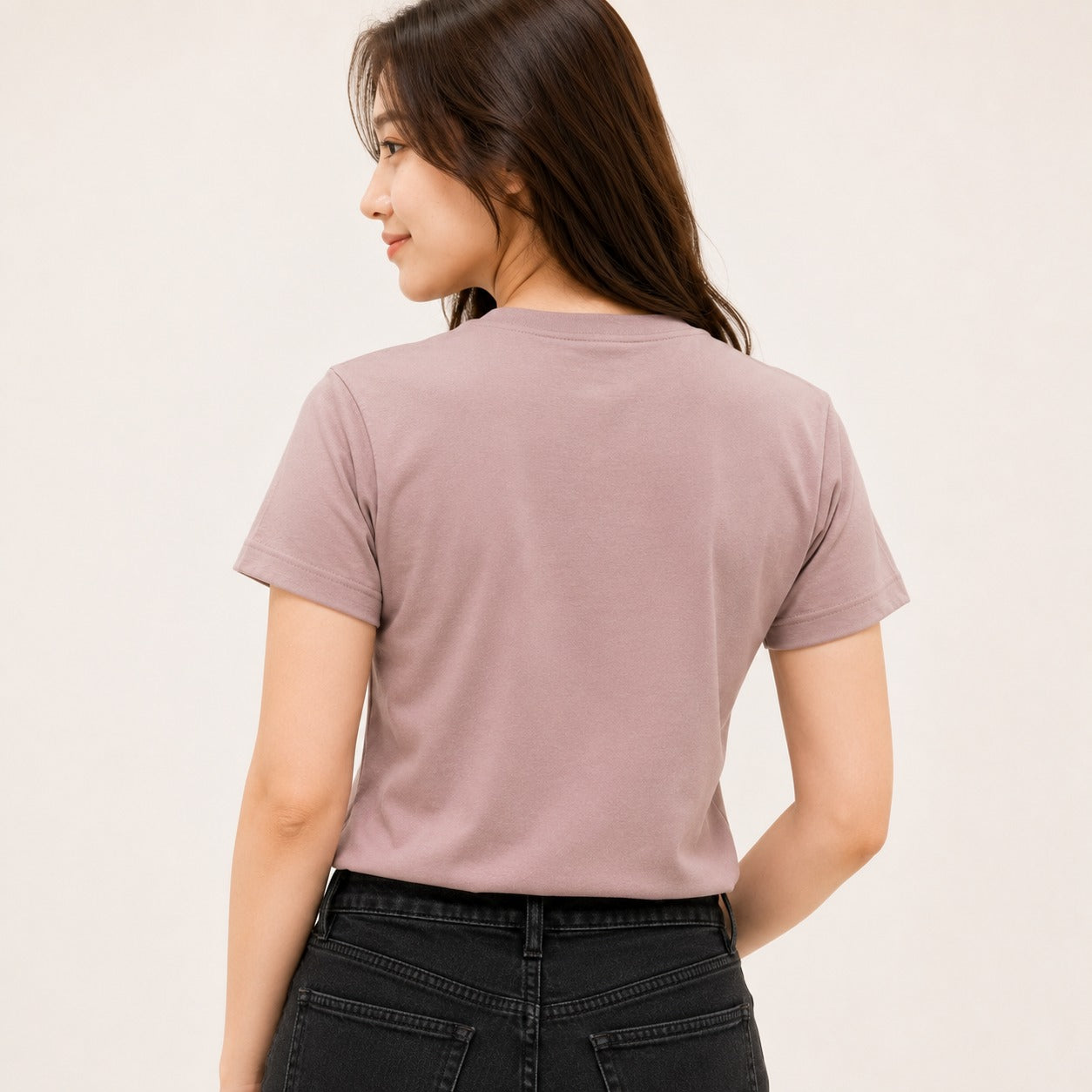 ARZO “DOPE” Graphic Crop Tee – Mauve