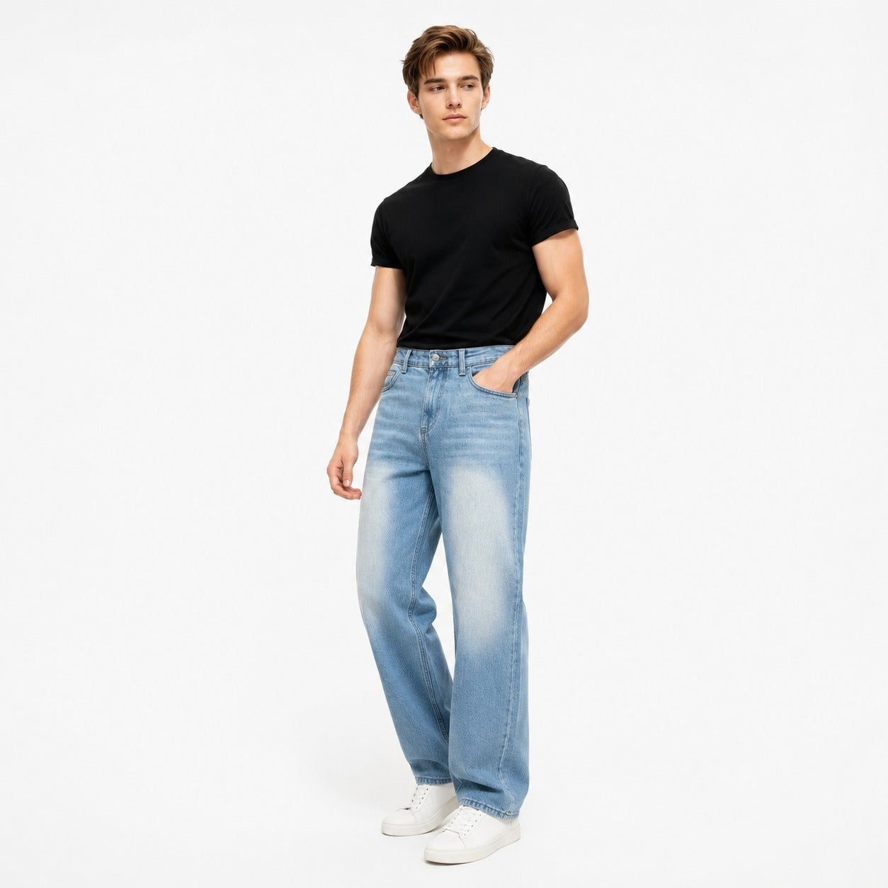 ARZO Drift Blue Baggy Jeans