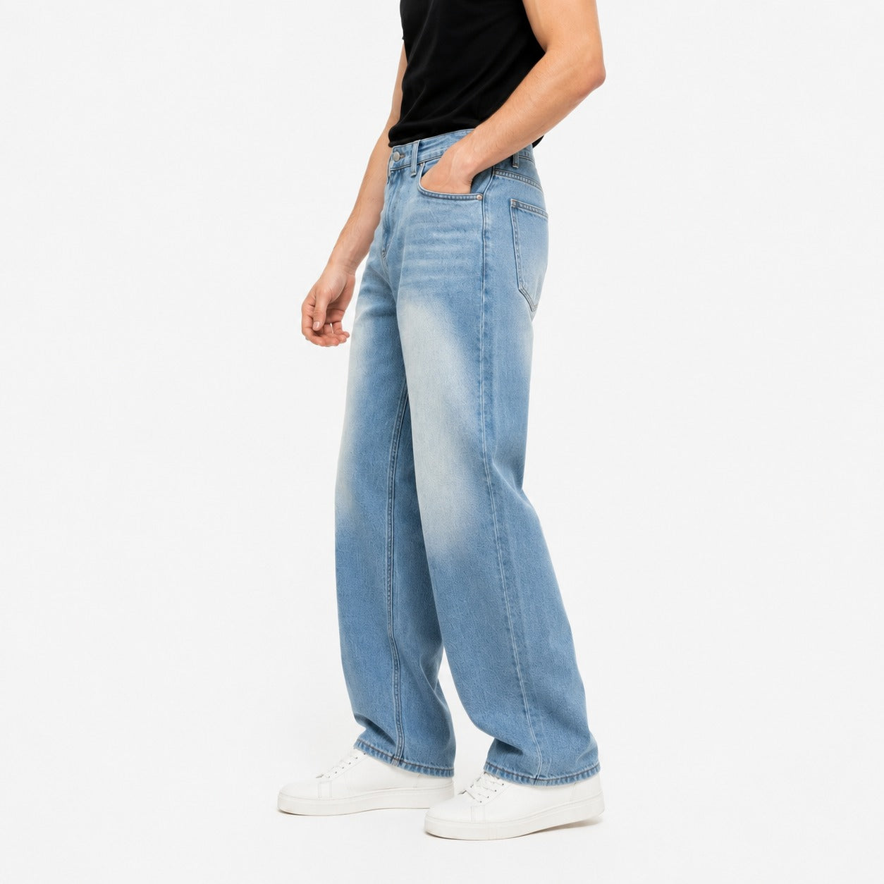 ARZO Drift Blue Baggy Jeans