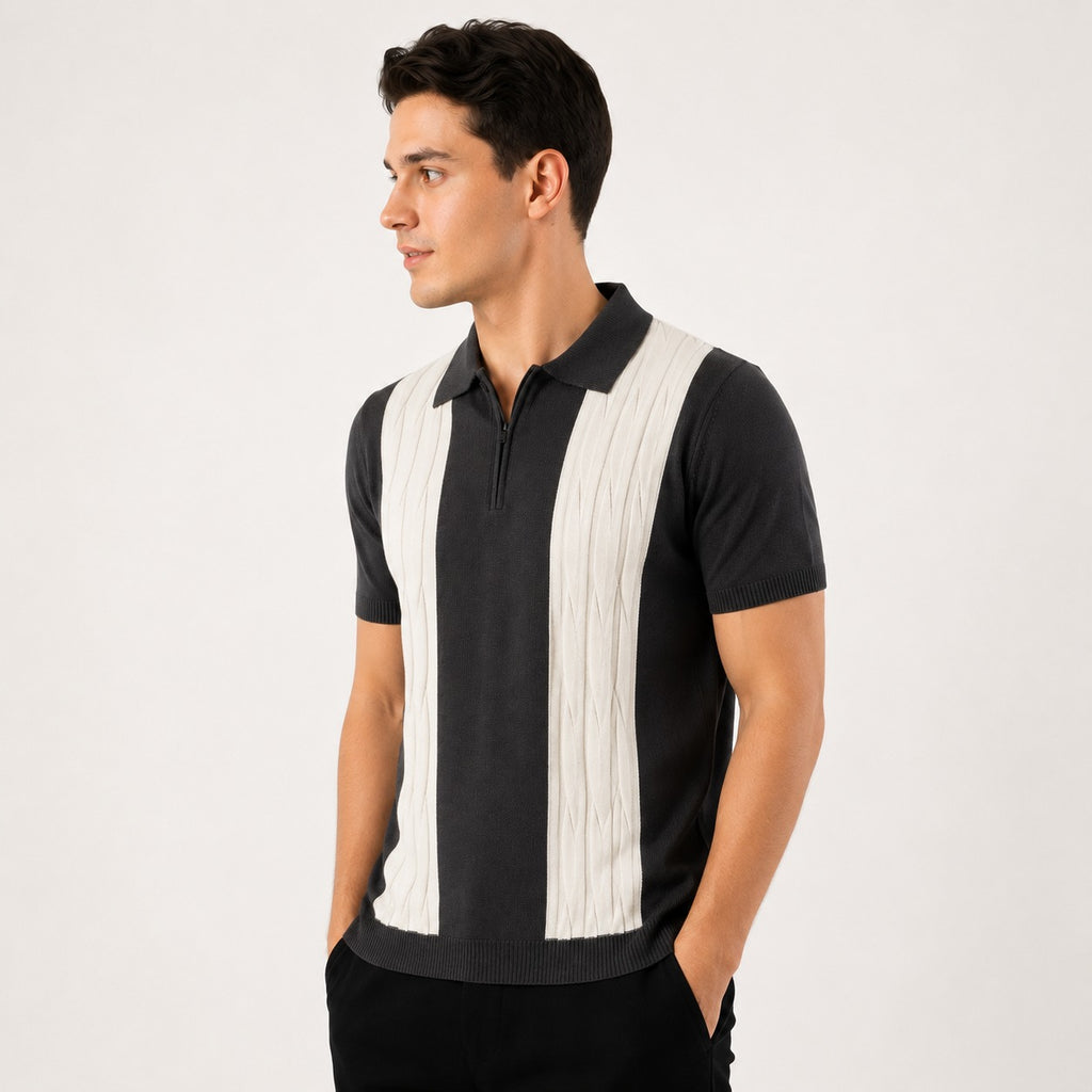 ARZO Graphite Ivory Luxe Polo