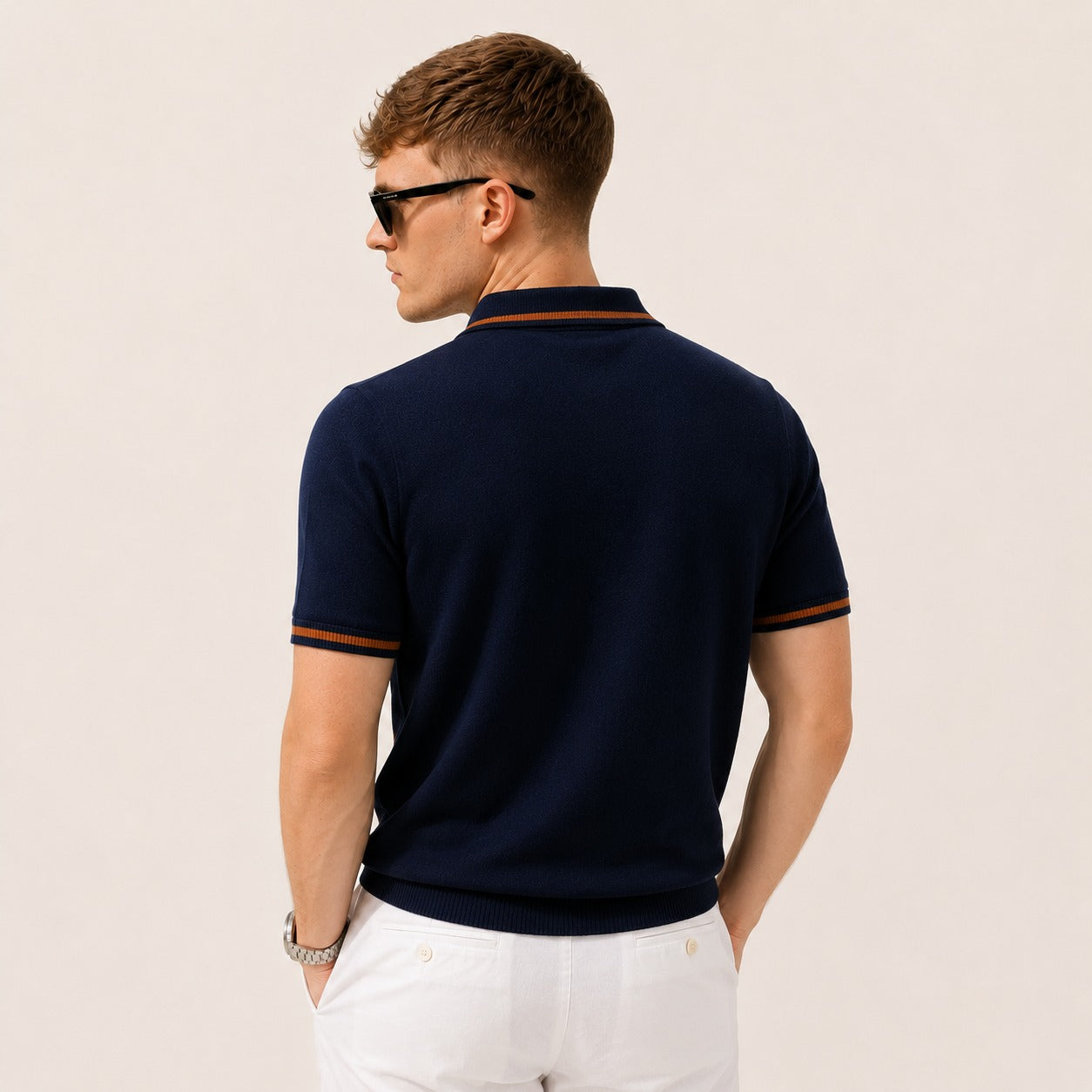 ARZO Heritage Stripe Polo | Premium Quality