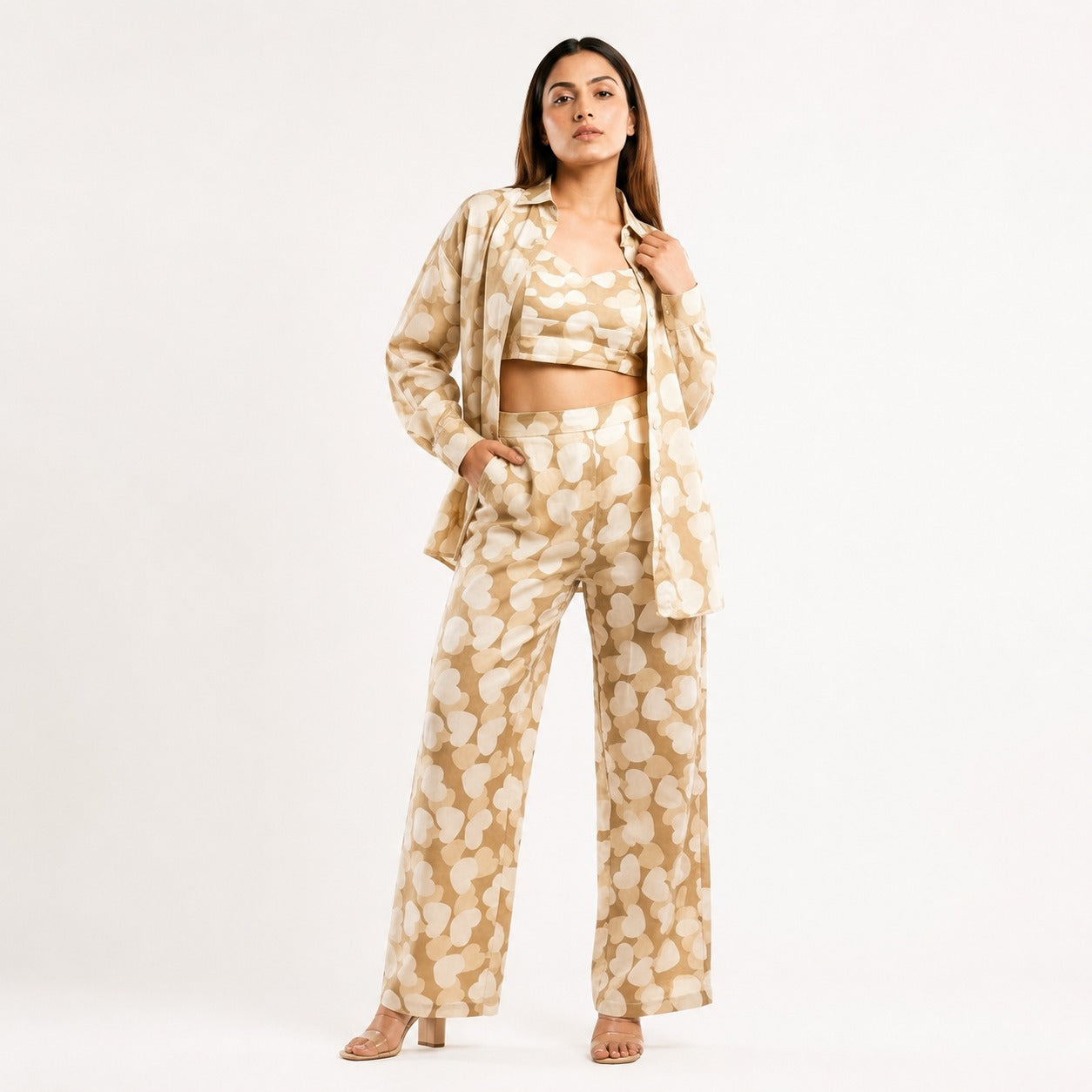 ARZO Ivory Bloom Co-Ord Set