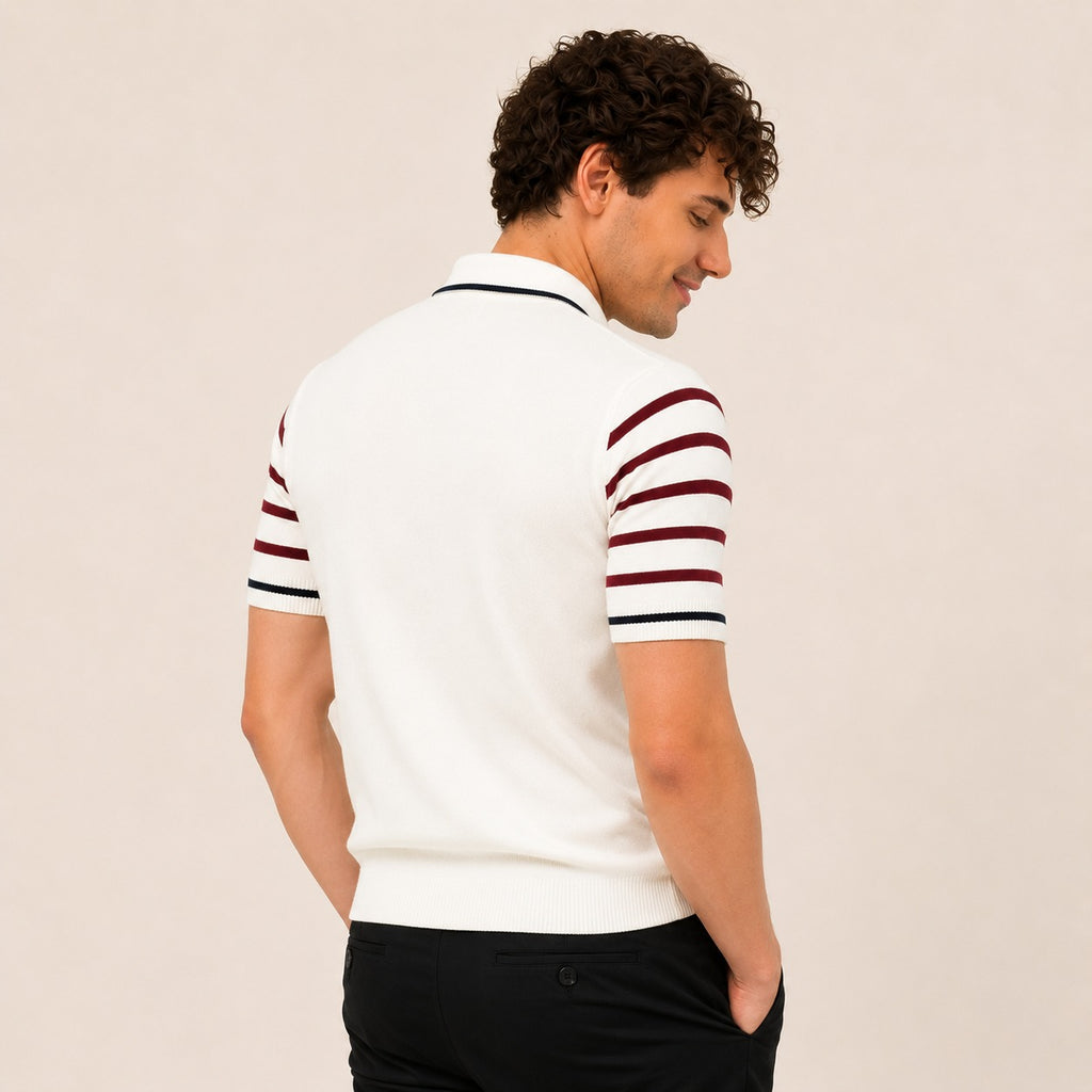 ARZO Ivory Edge Polo (White)