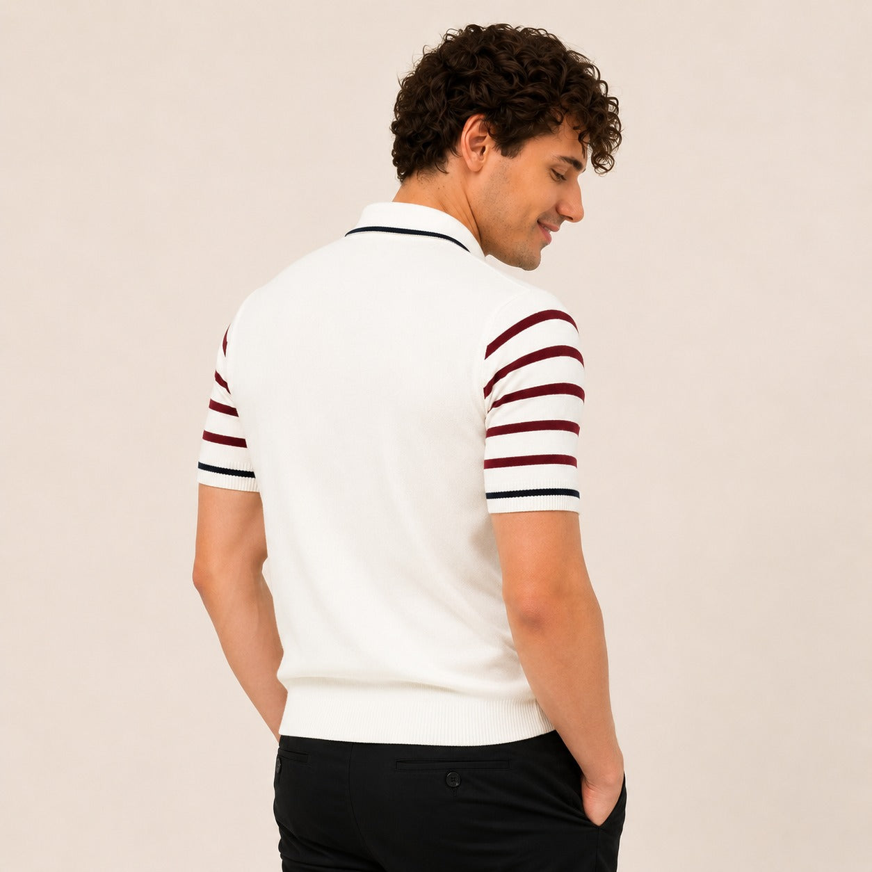 ARZO Ivory Edge Polo (White)