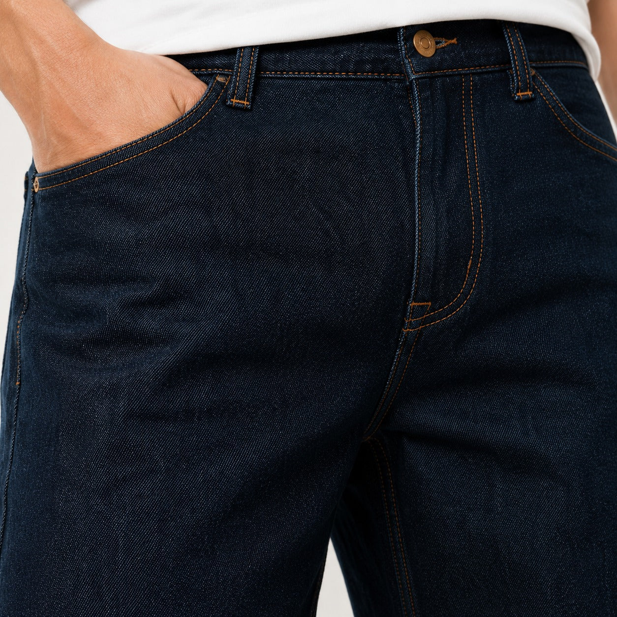ARZO Midnight Black Baggy-Fit Jeans