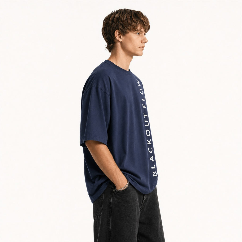 ARZO Midnight Flow Oversized Tee