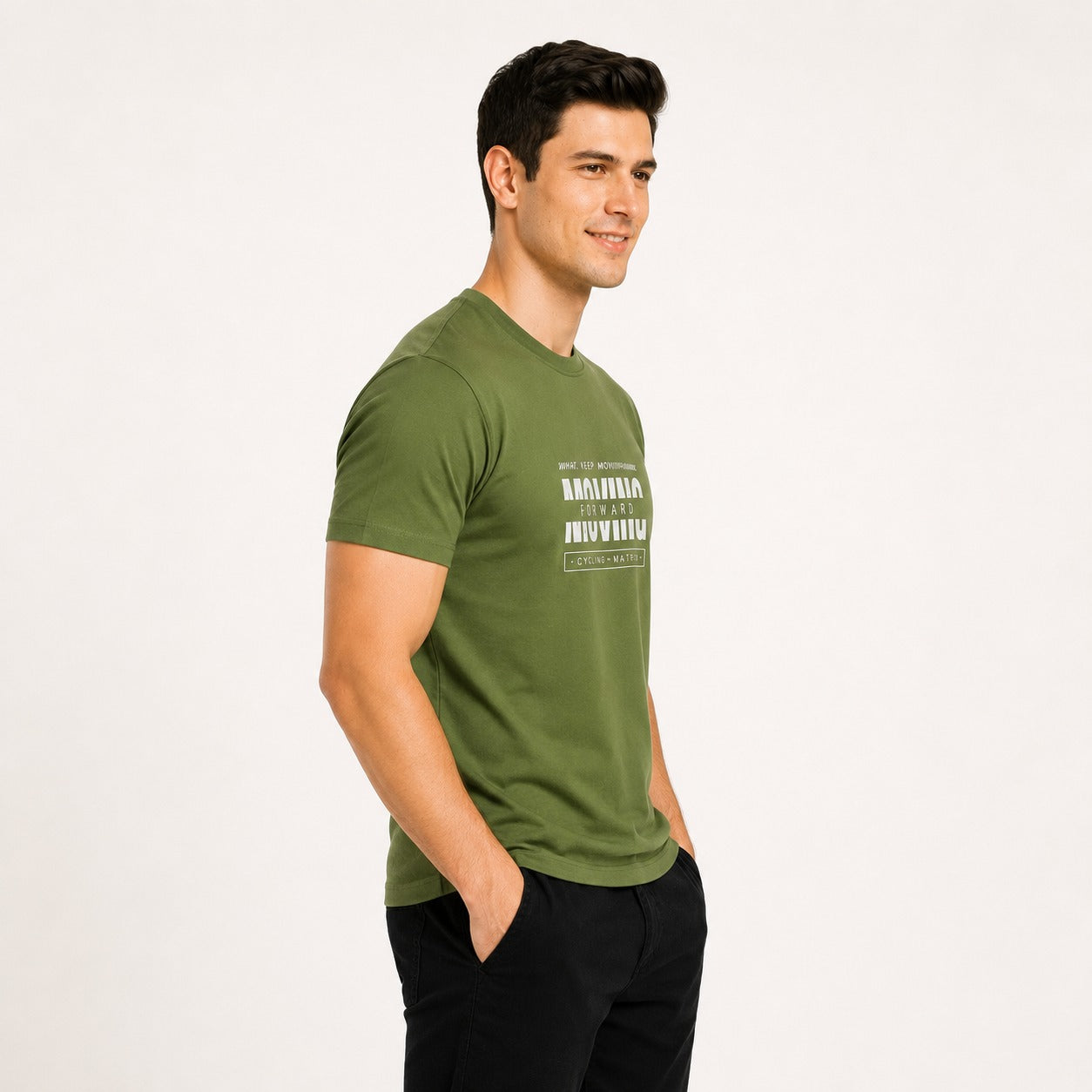 ARZO Momentum Elite™ Signature Regular Fit Tee (Olive)