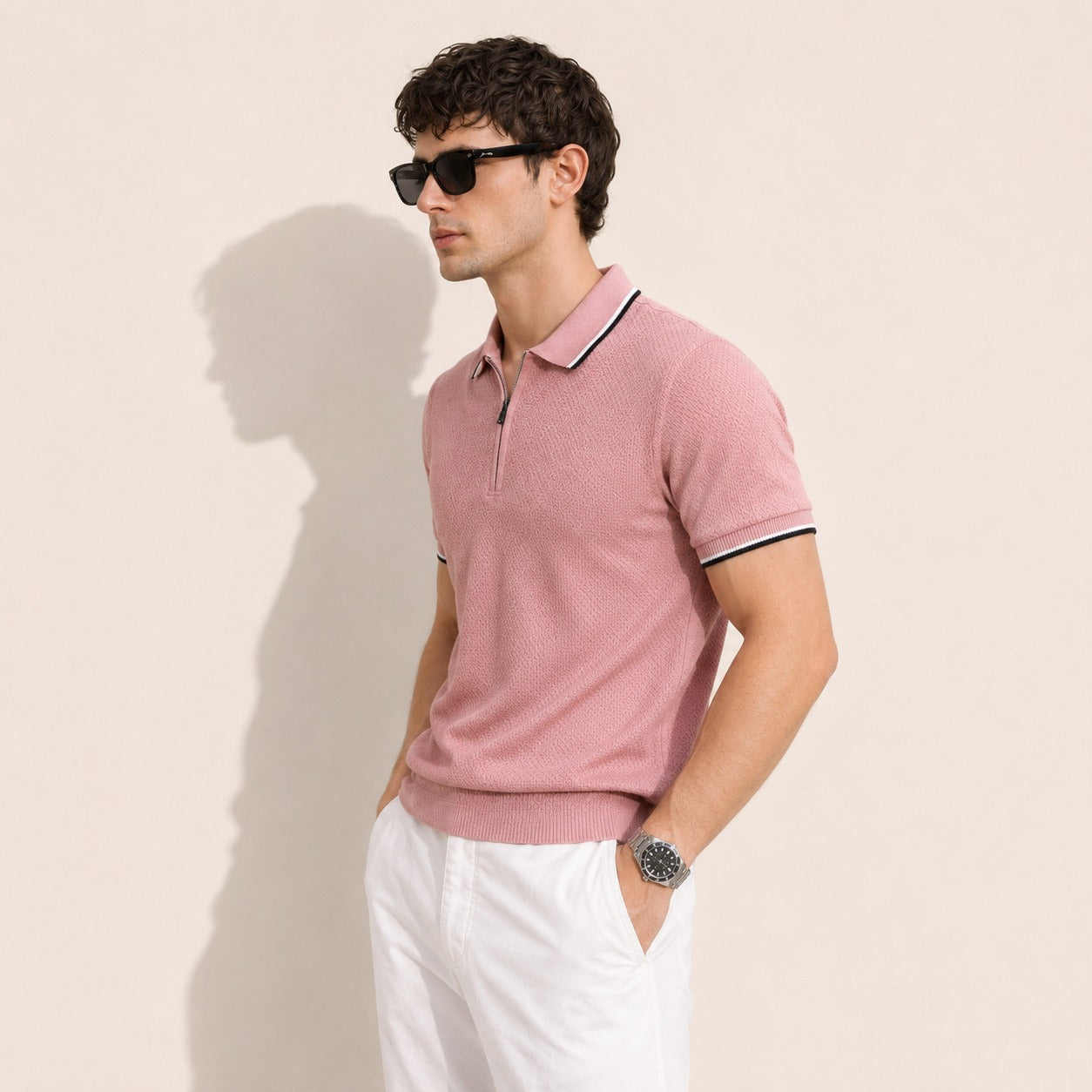 ARZO Monaco Blush Polo