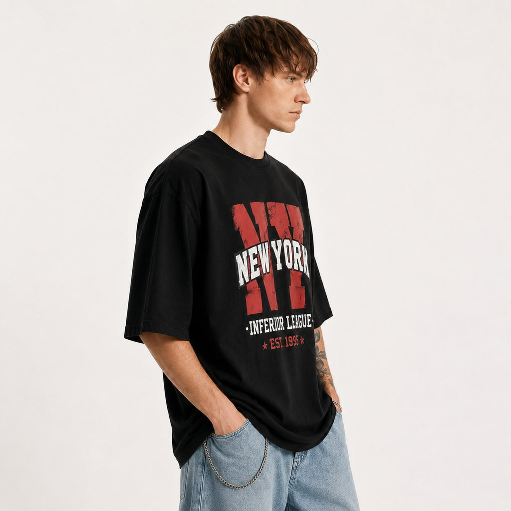 ARZO “NY Legacy” Luxury Street Oversize Tee