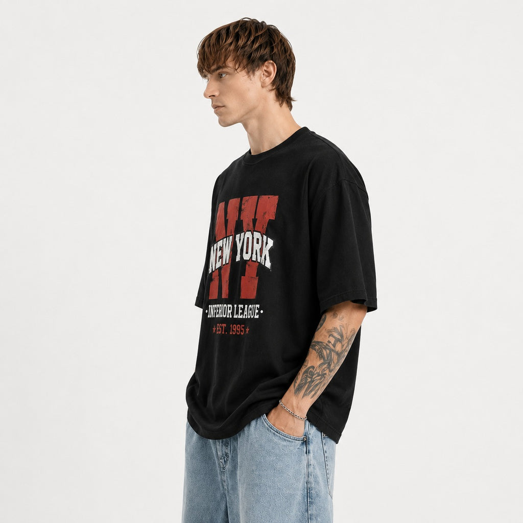 ARZO “NY Legacy” Luxury Street Oversize Tee