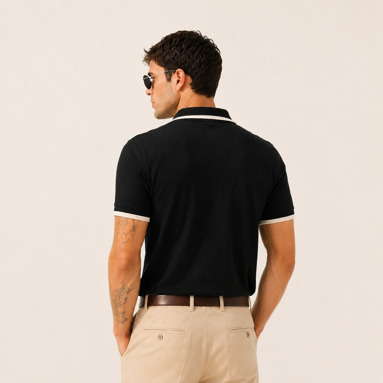 ARZO Noir Crest Polo | Premium Quality