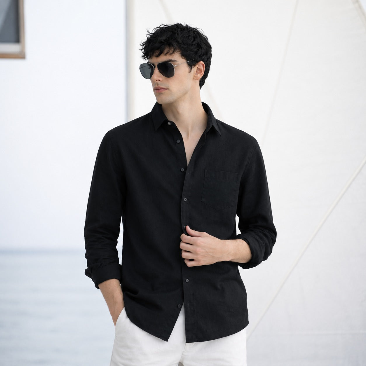 ARZO Noir Essential Shirt