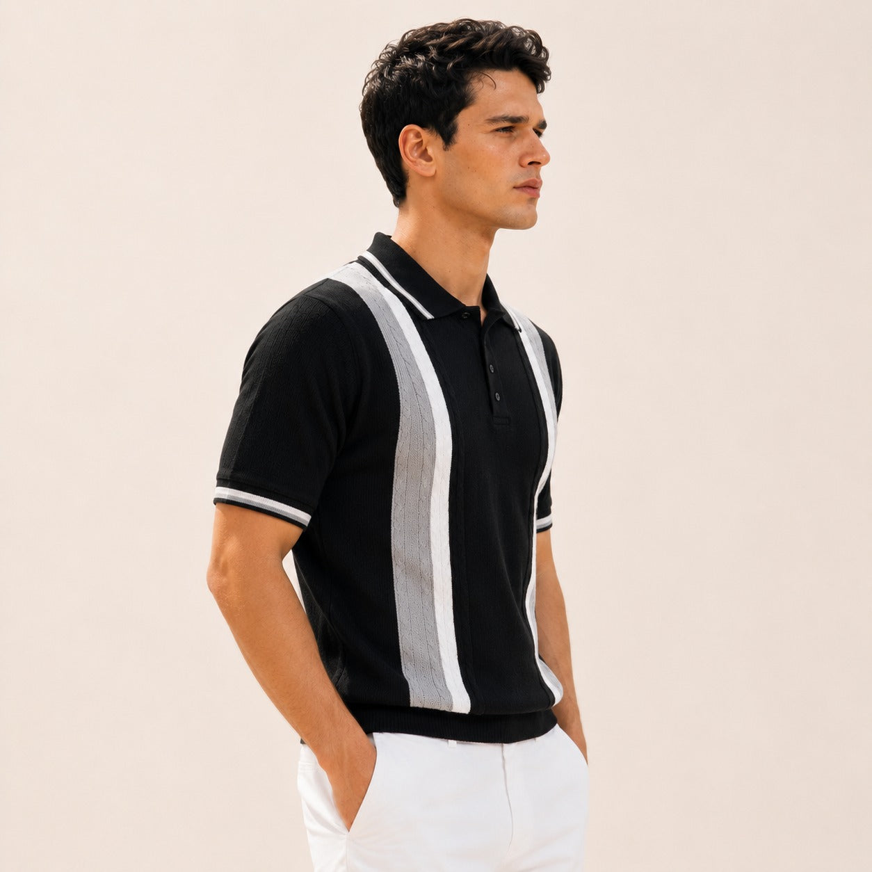 ARZO Obsidian Crest Polo
