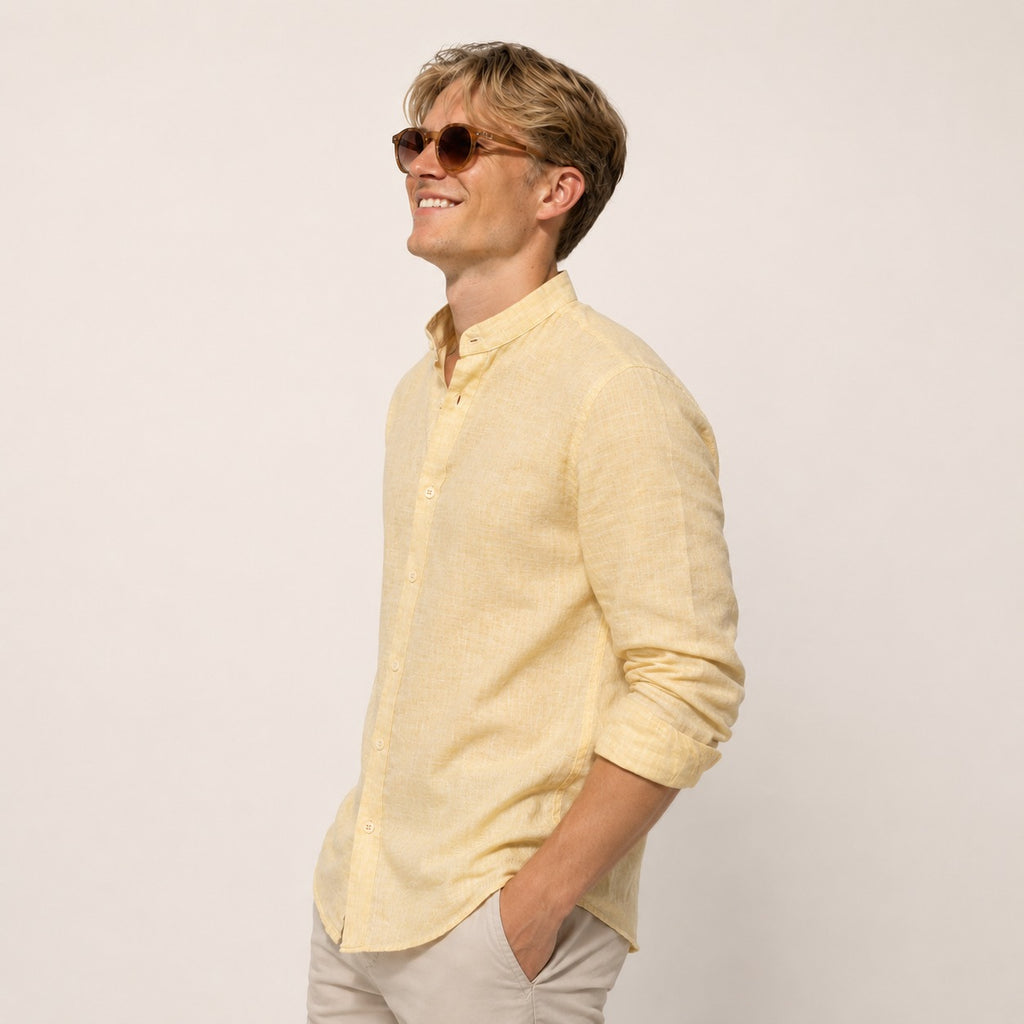 ARZO Old-Money Linen Shirt