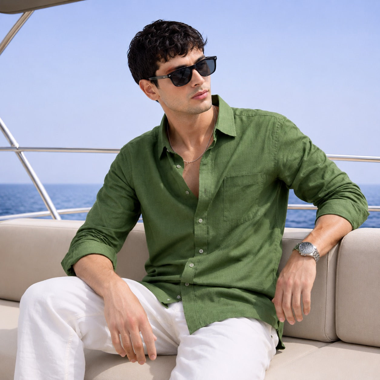 ARZO Olive Elite Classic Shirt