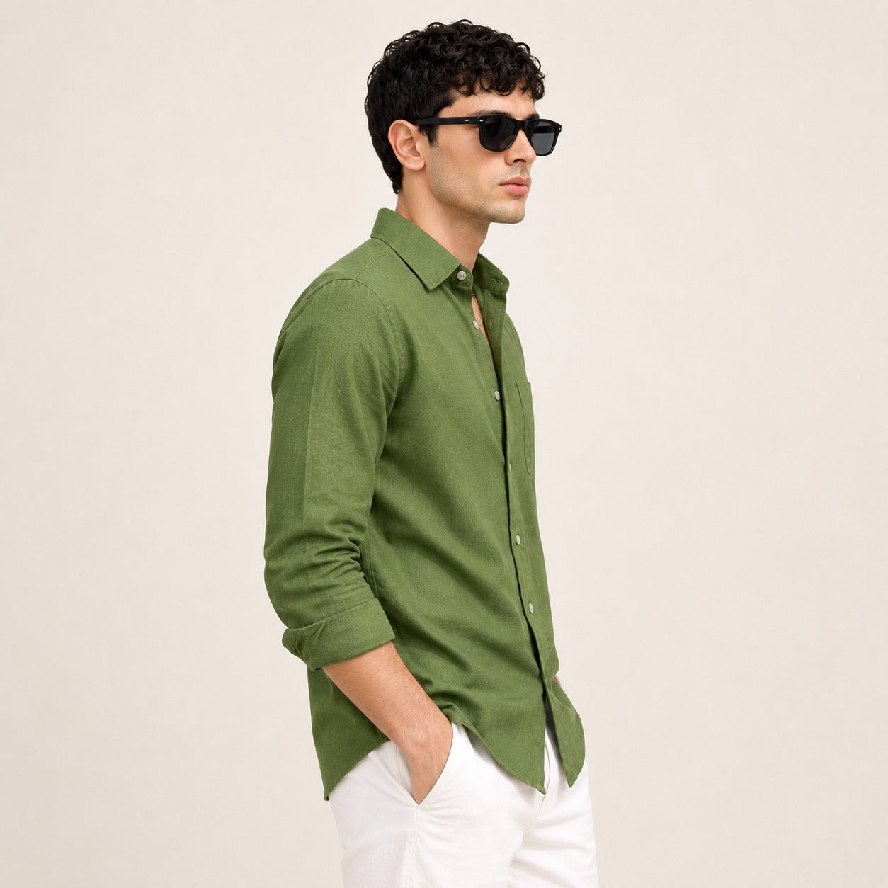 ARZO Olive Elite Classic Shirt