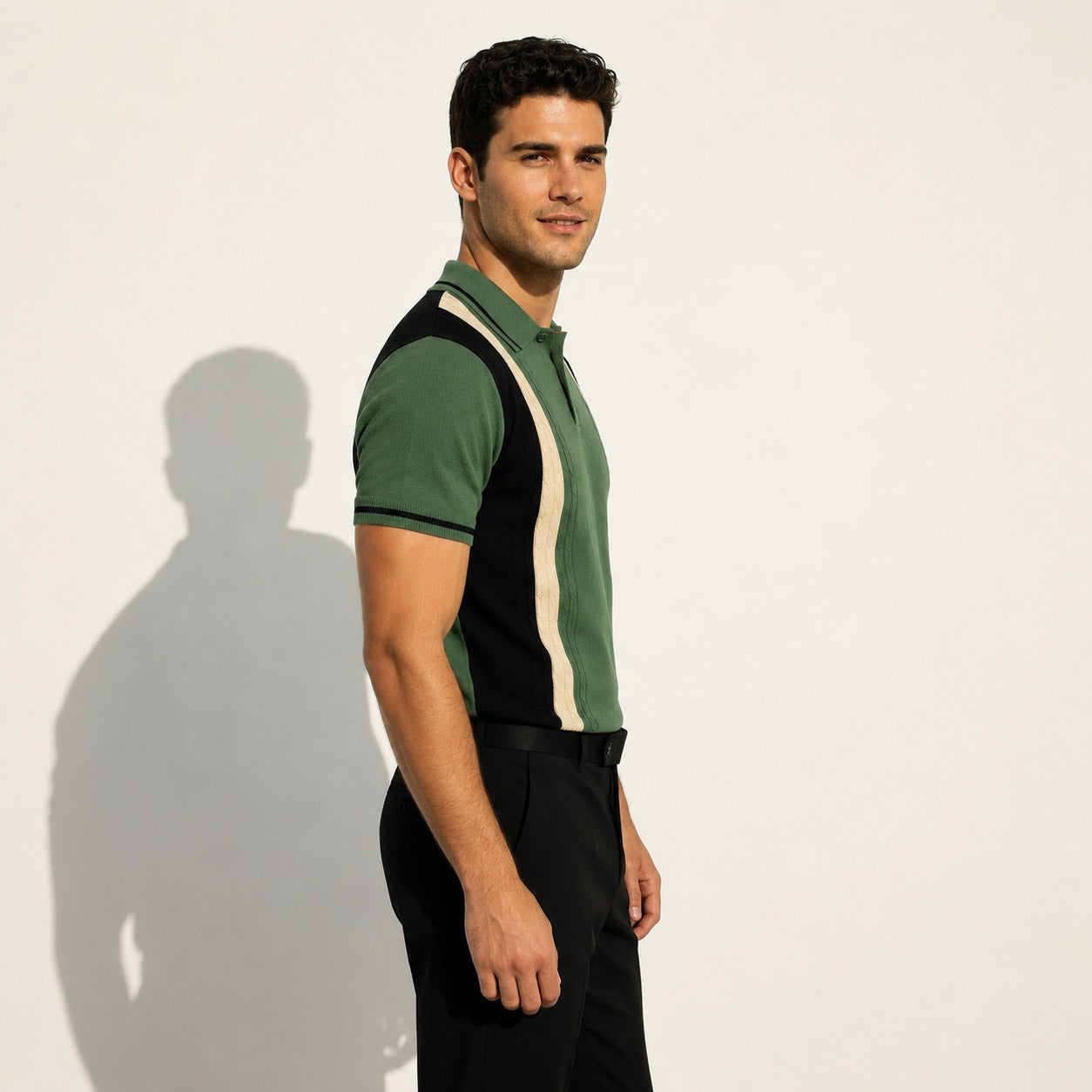 ARZO Olive Noir Signature Polo