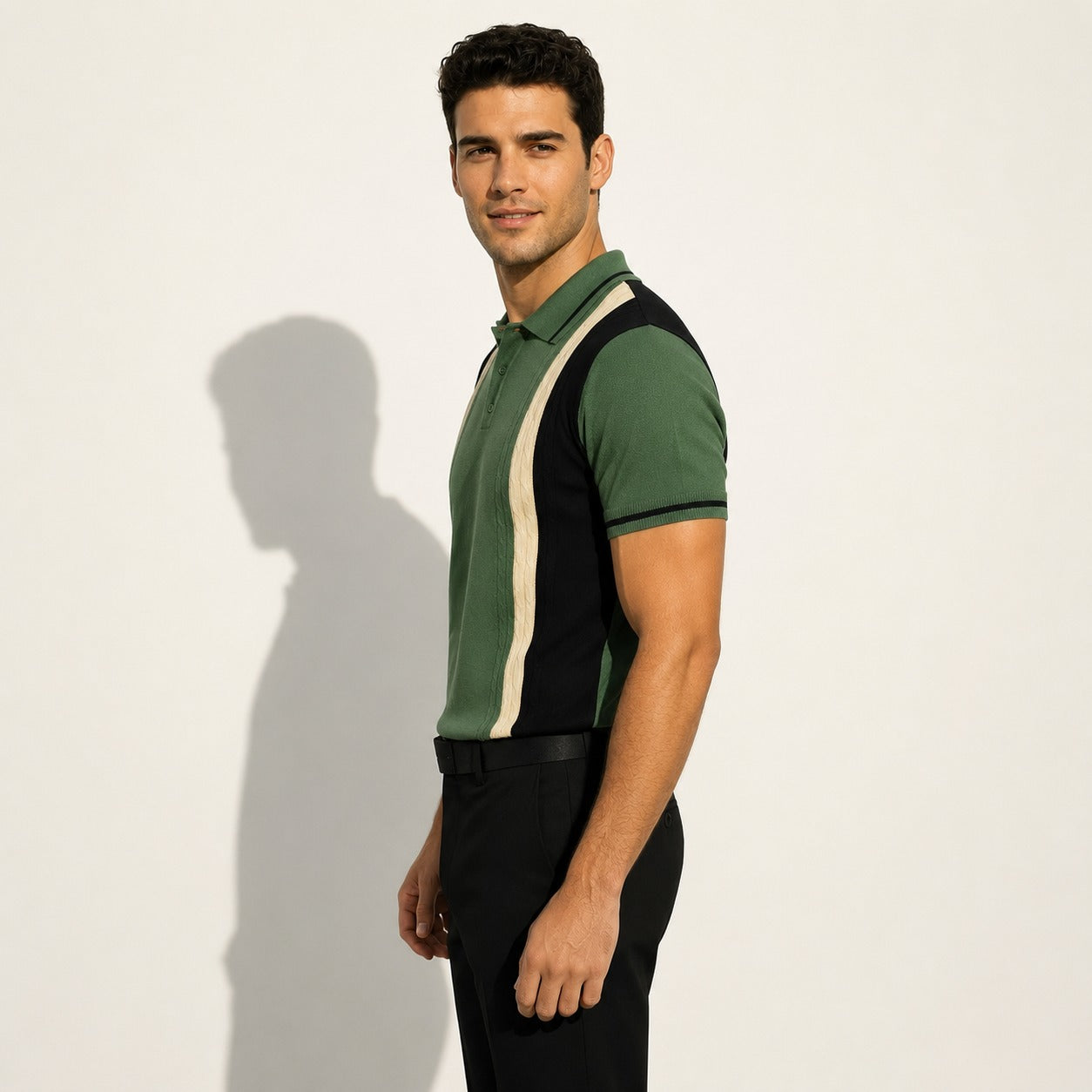 ARZO Olive Noir Signature Polo