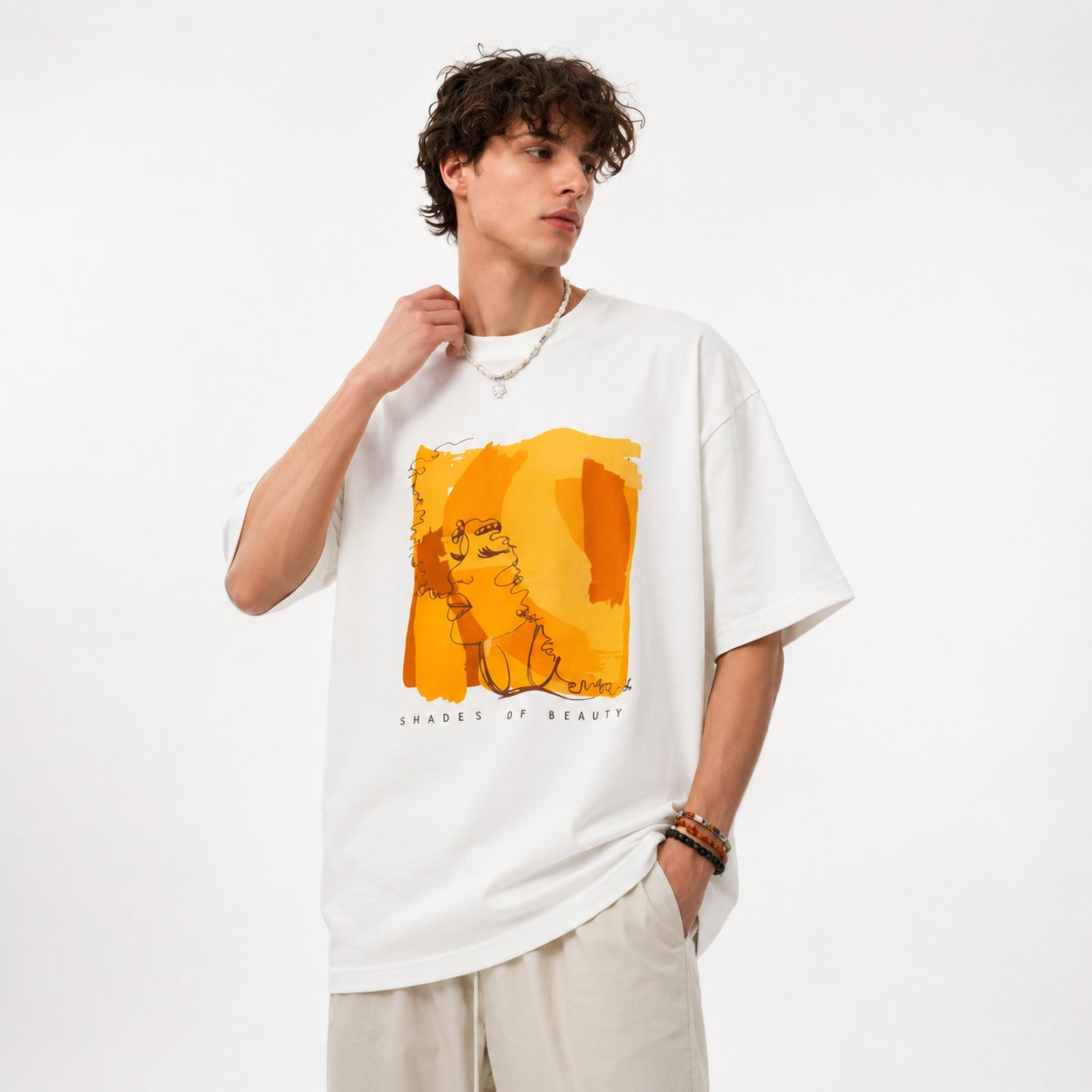 ARZO “Shades of Beauty” Art Oversize Tee
