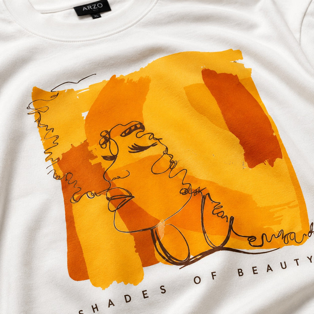 ARZO “Shades of Beauty” Art Oversize Tee