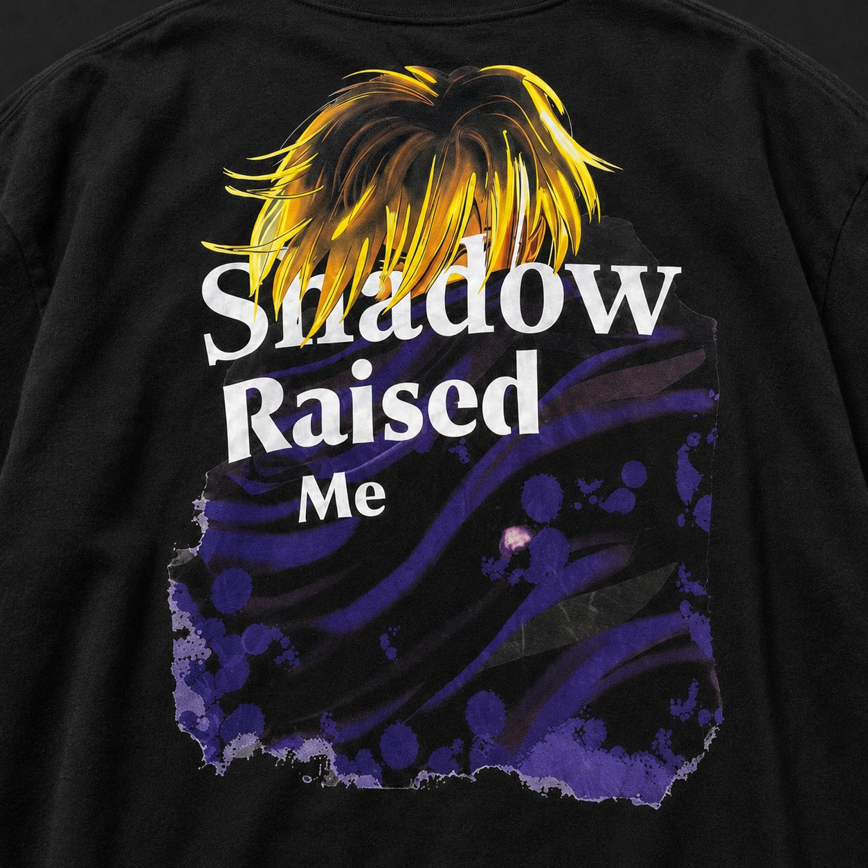 ARZO Shadow Pulse Backprint Oversized Tee