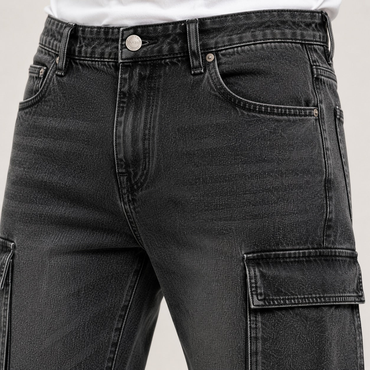 ARZO Shadow Utility Cargo Jeans