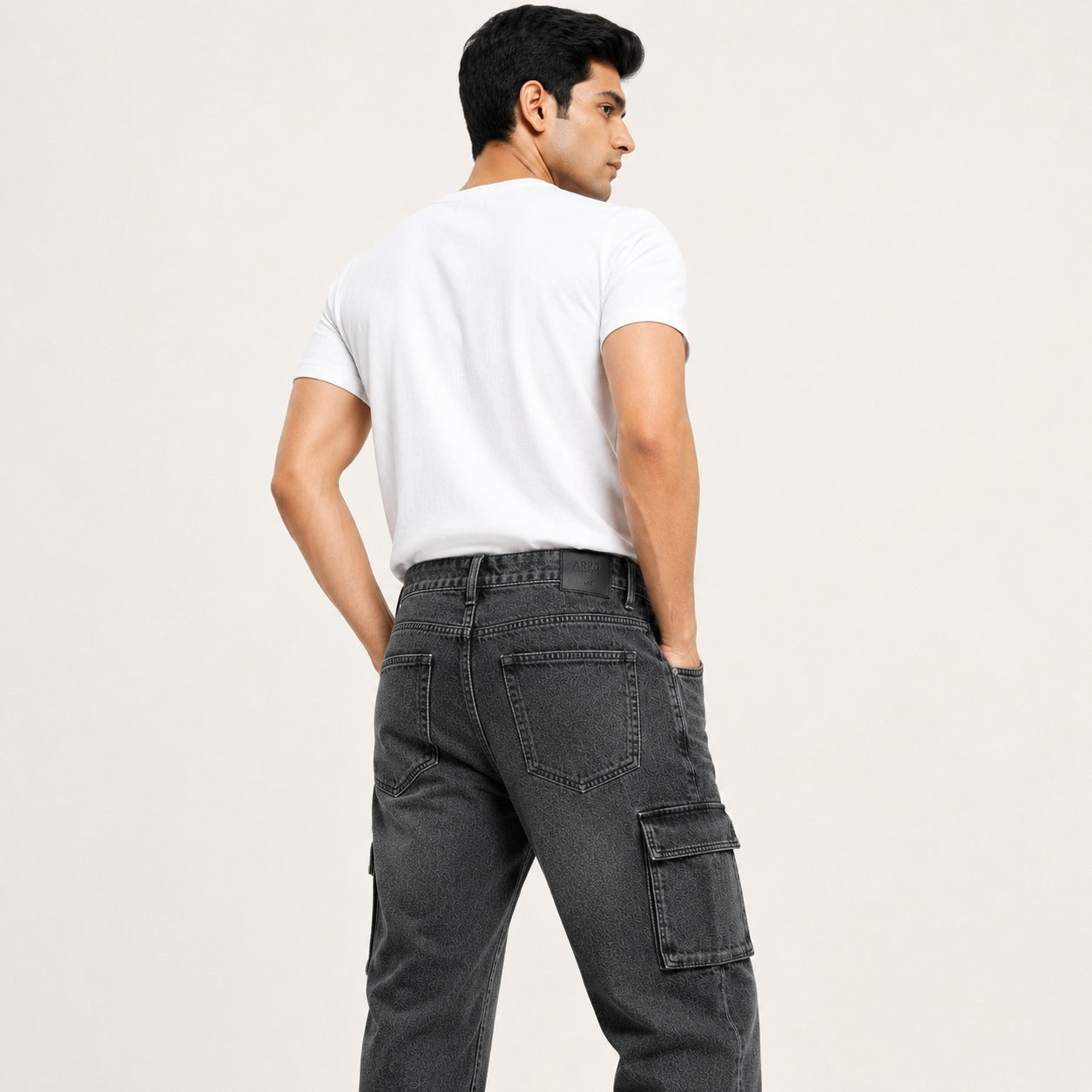 ARZO Shadow Utility Cargo Jeans