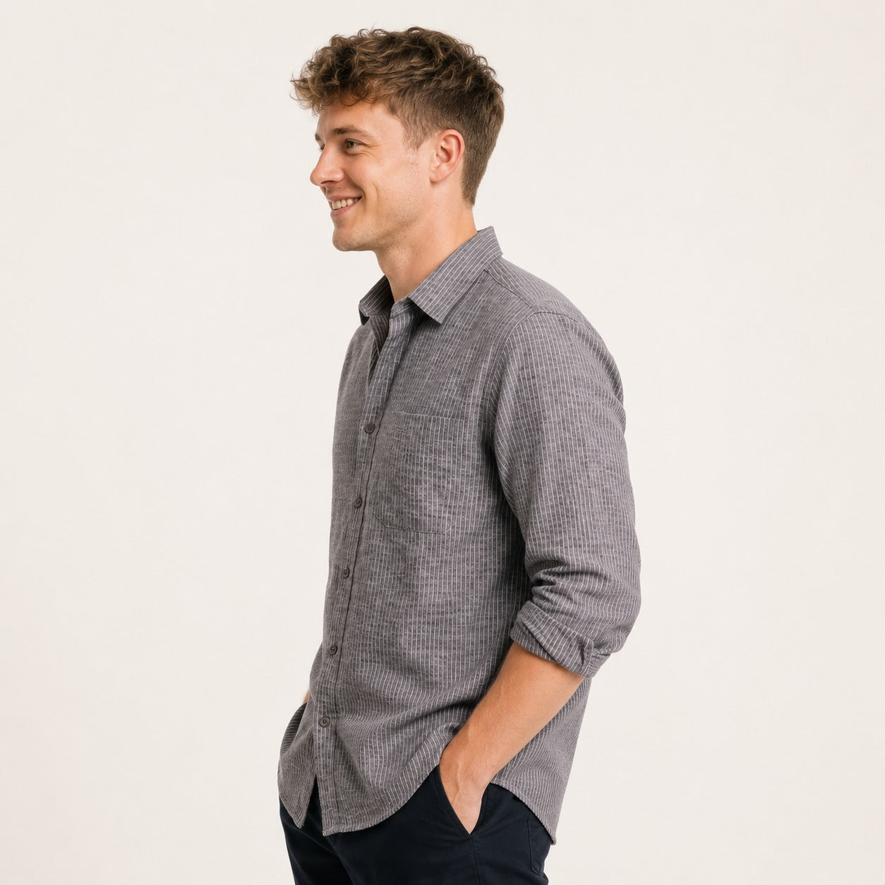 ARZO Slate Textured Shirt