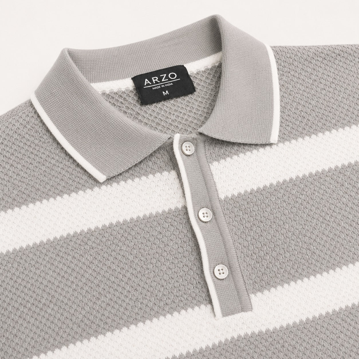 ARZO Stone Grey Urban Polo | Premium Quality