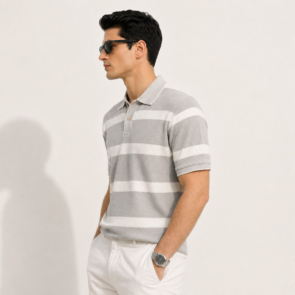 ARZO Stone Grey Urban Polo