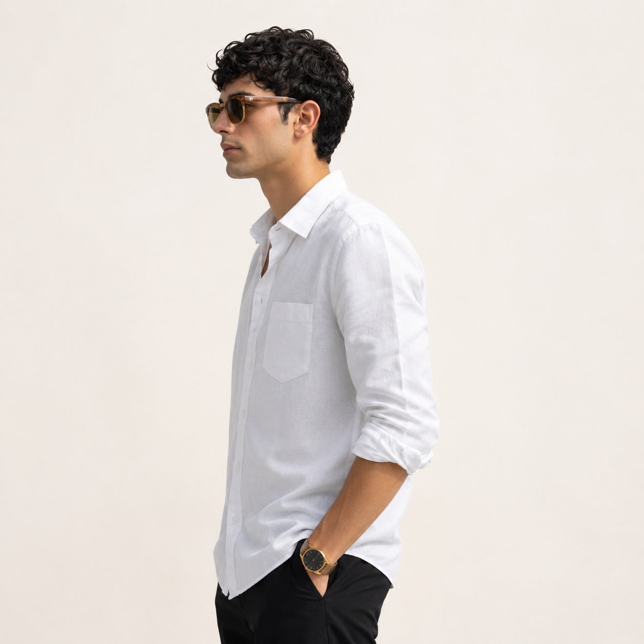 ARZO Summer Luxe Linen Shirt