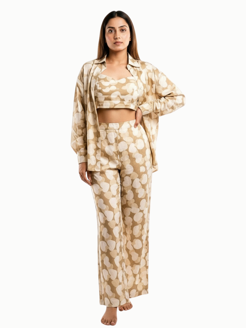 ARZO Ivory Bloom Co-Ord Set