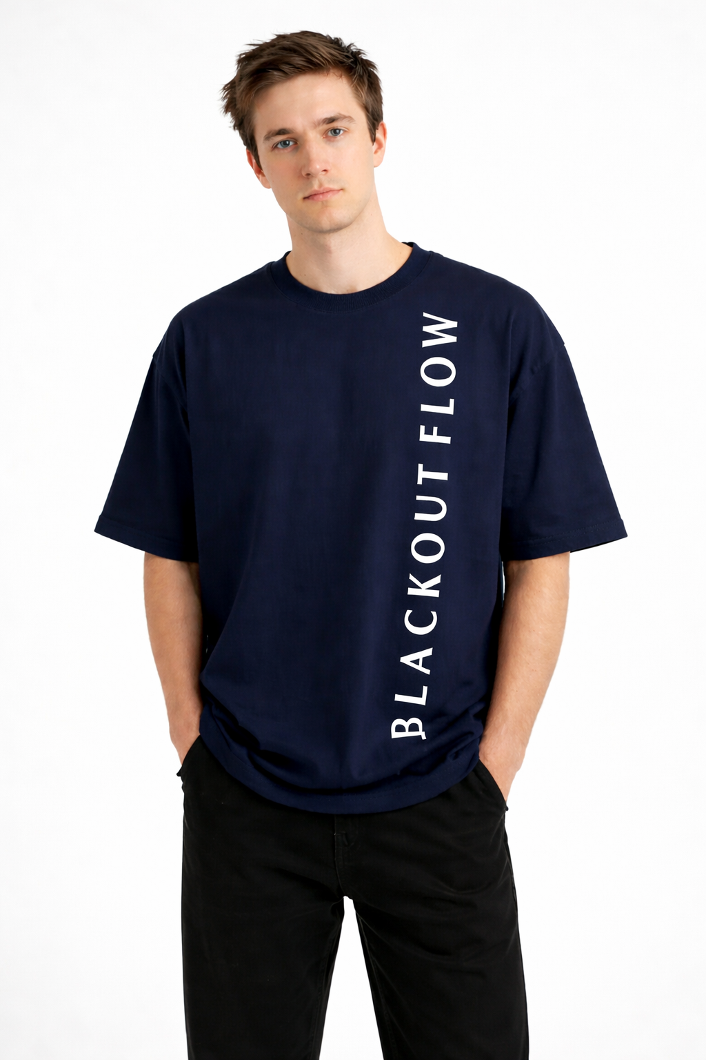 ARZO Midnight Flow Oversized Tee