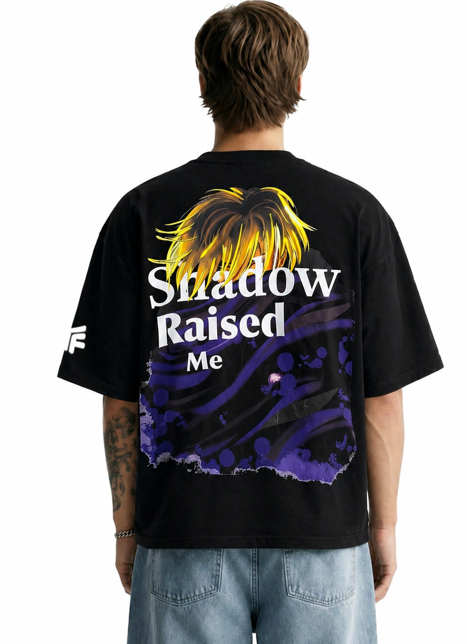 ARZO Shadow Pulse Backprint Oversized Tee