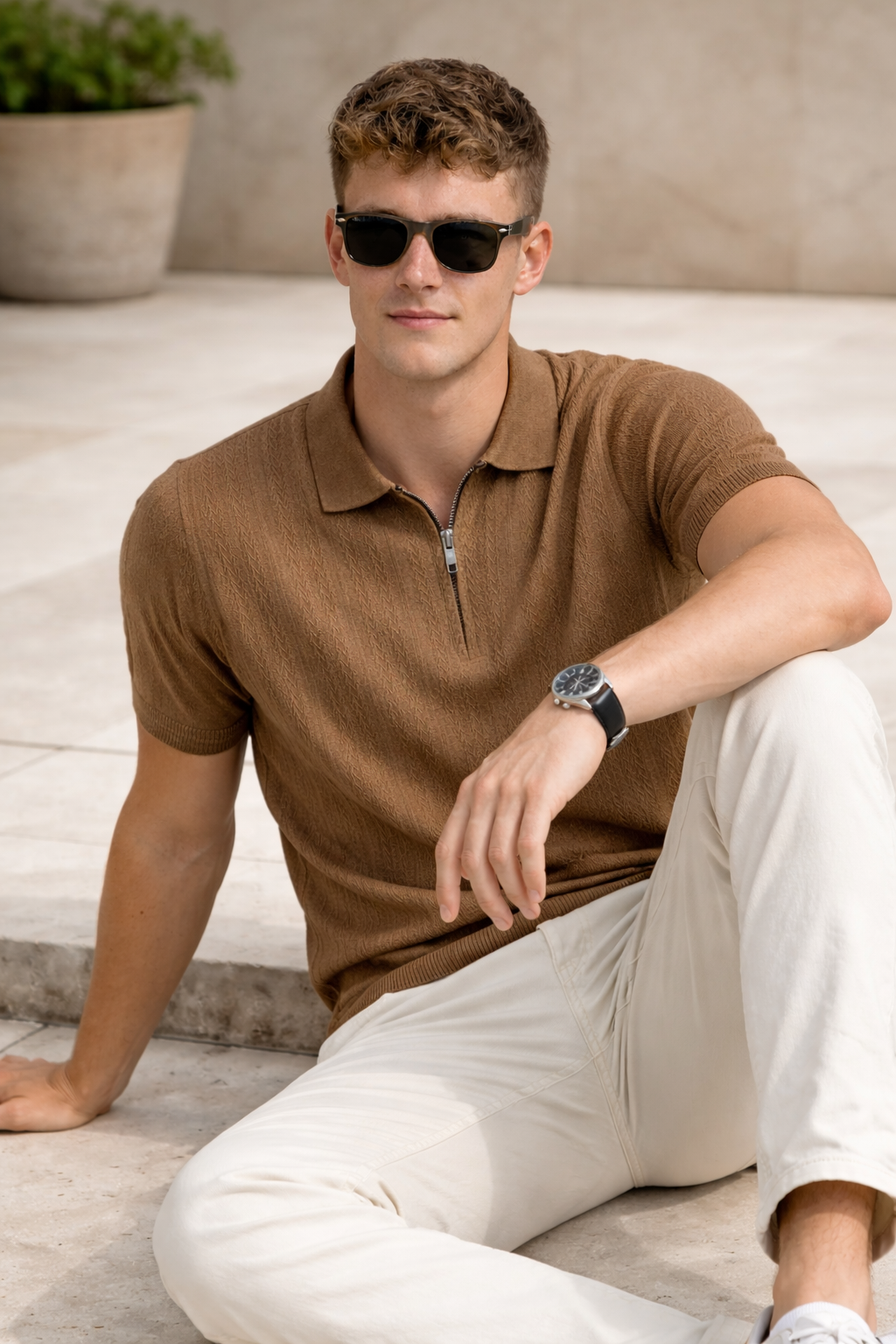 ARZO Terra Zip Polo