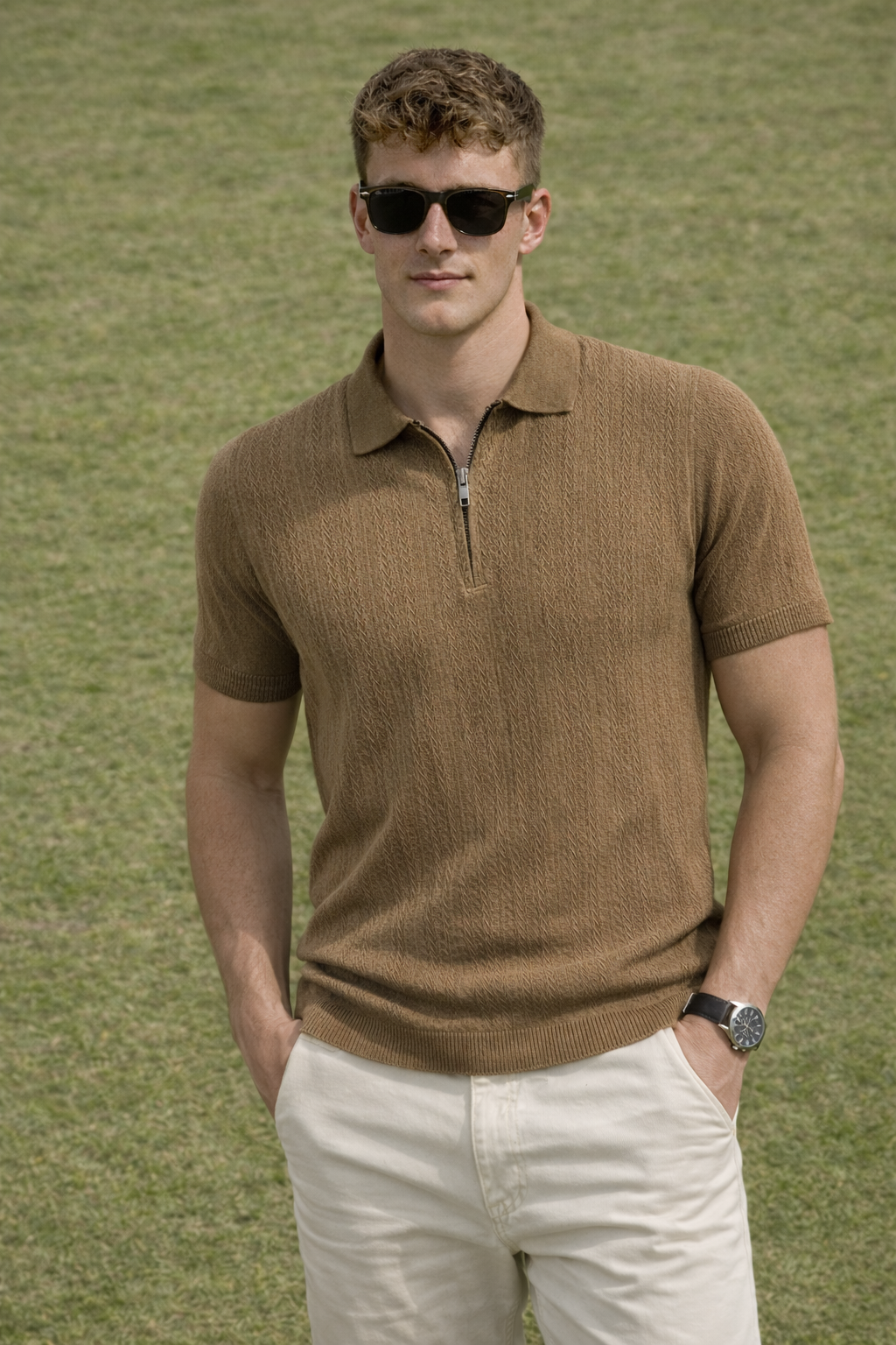 ARZO Terra Zip Polo