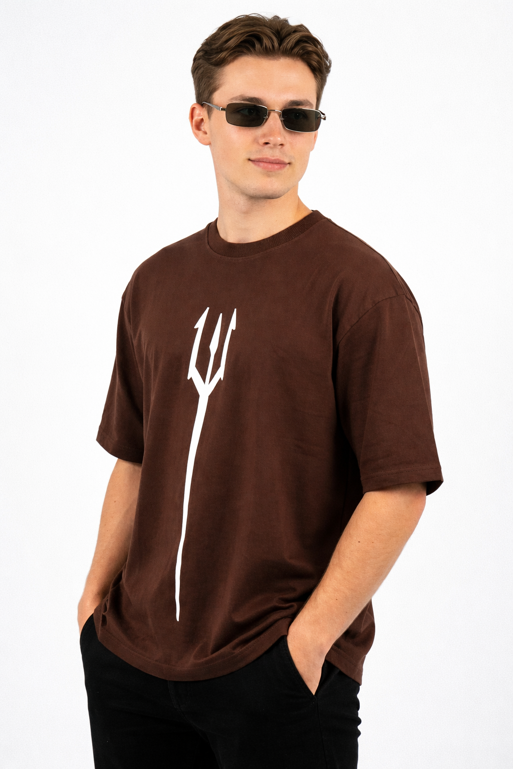 ARZO “Balance Power” Oversized Tee