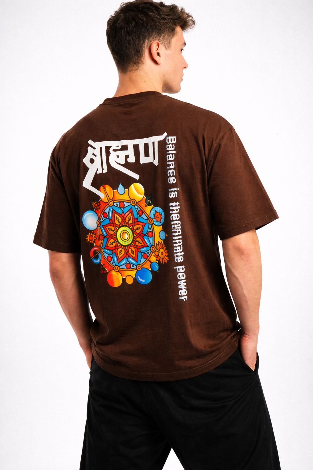 ARZO “Balance Power” Oversized Tee