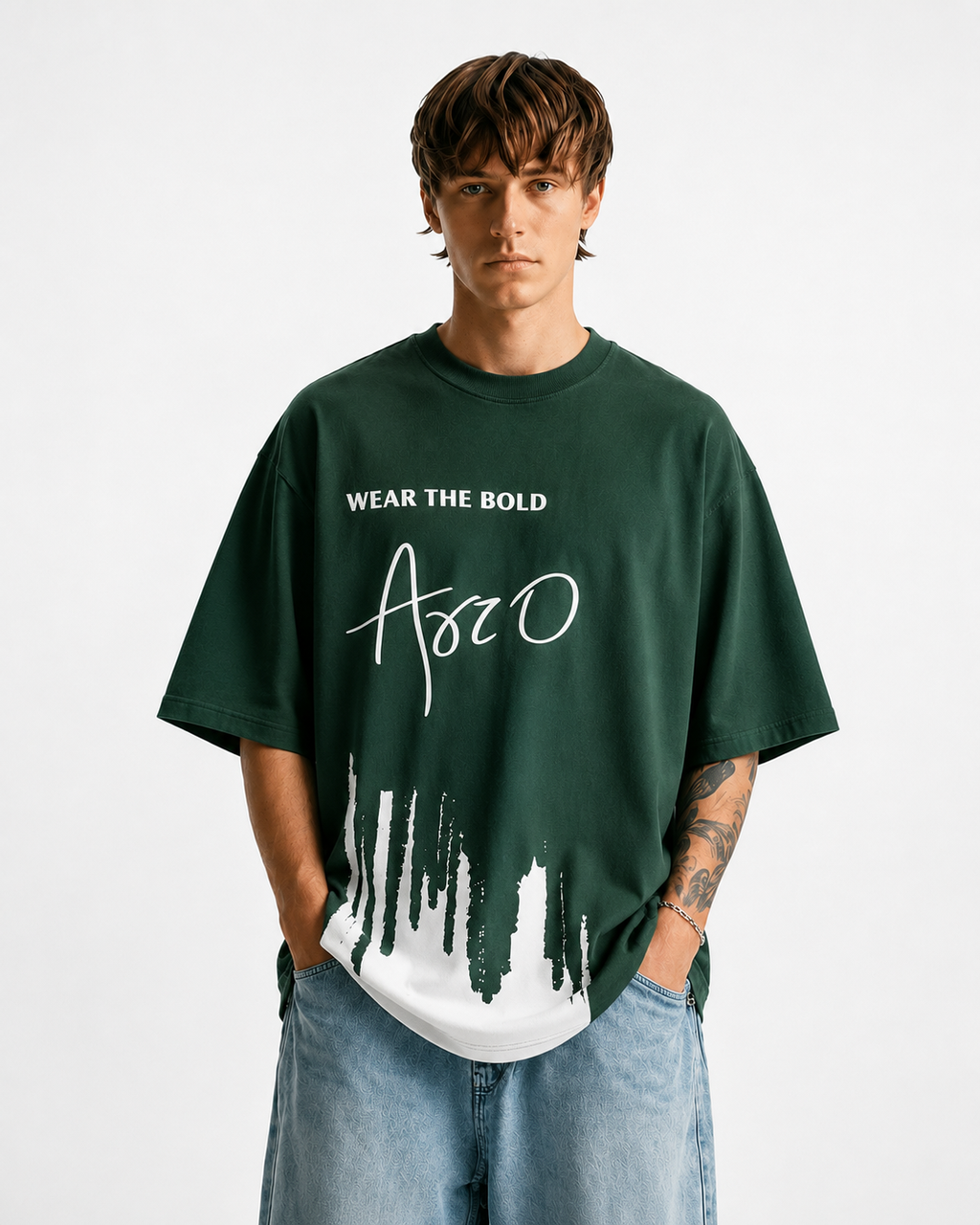 ARZO Signature Splash Oversized T-Shirt