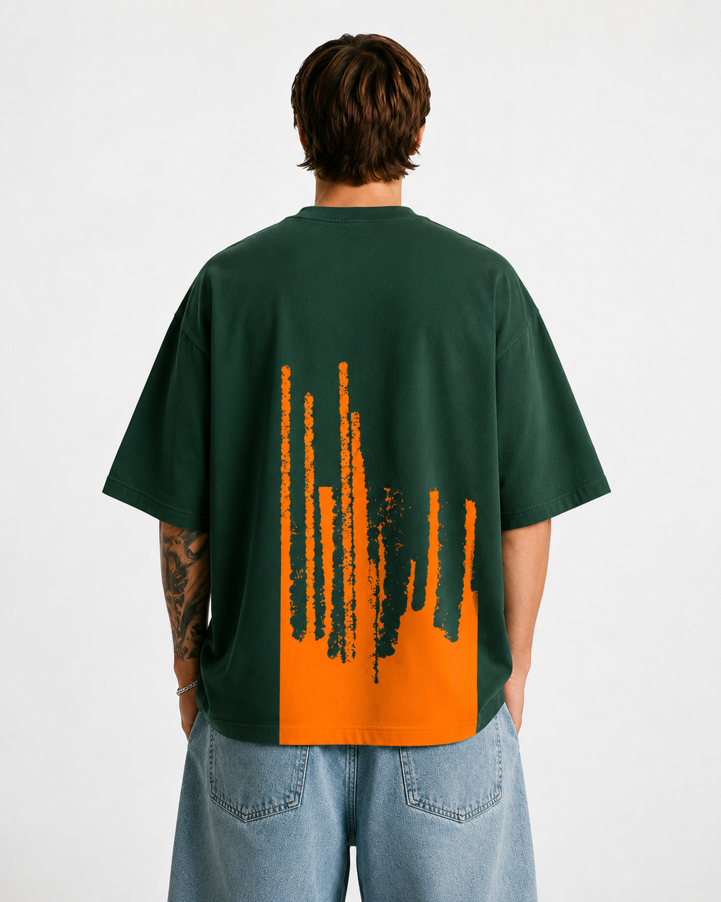ARZO Signature Splash Oversized T-Shirt