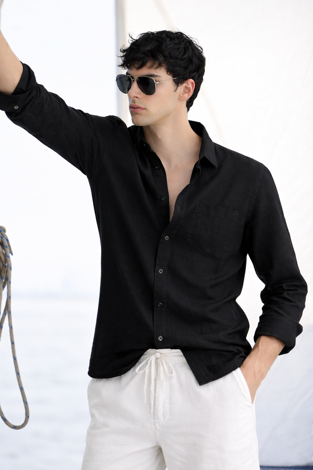 ARZO Noir Essential Shirt